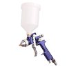 Auarita H-827 HVLP Közepes Nyomású Szórópisztoly, Rozsdamentes Acél, 1,3 mm Fúvóka, 600 ml Tartállyal