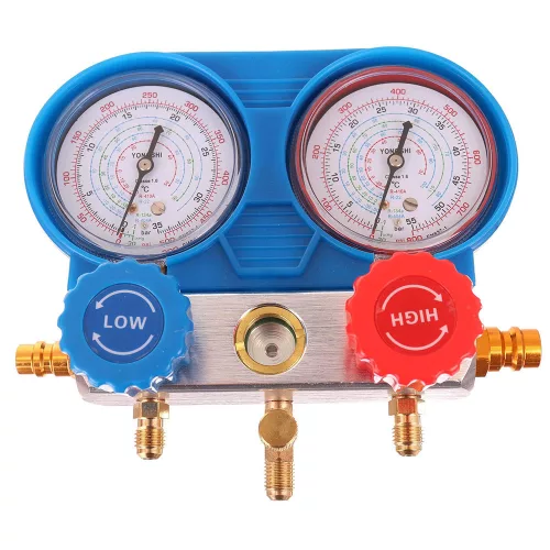 Professzionális Klímatöltő és Nyomásmérő Műszerkészlet (LT-A1038)