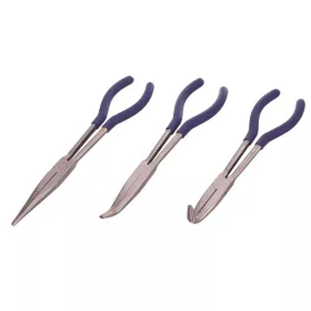 Hosszú Hajlított Fogó Készlet 3 db, 275 mm