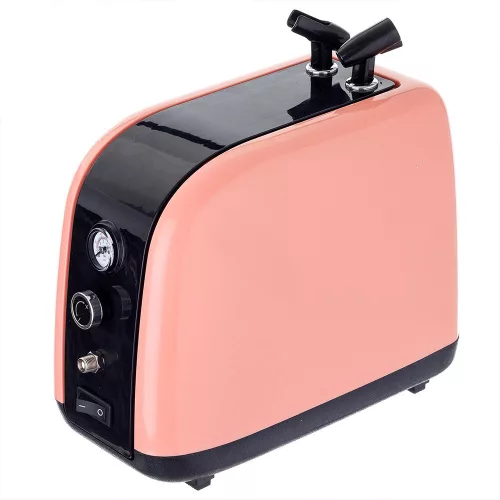 HS-386k Airbrush Kompresszor Készlet (Csendes, Olajmentes)