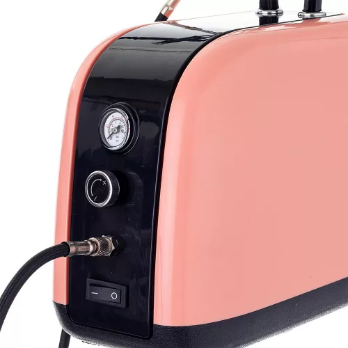 HS-386k Airbrush Kompresszor Készlet (Csendes, Olajmentes)