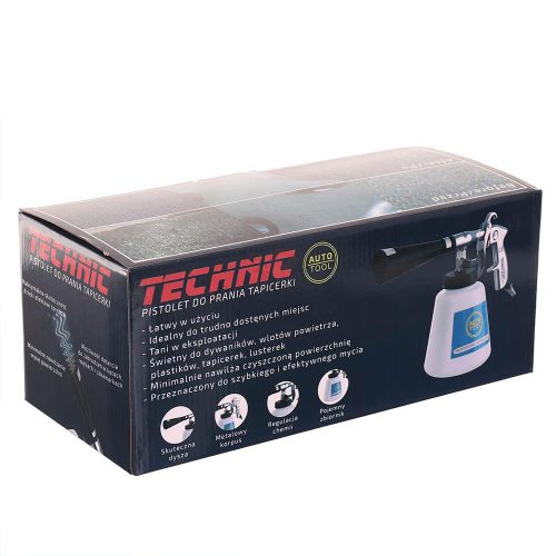 Tornádó LT-38 Kárpittisztító Mosópisztoly Légörvénnyel, 1L Tartállyal