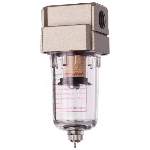 Légszűrő, Olajleválasztó és Nedvességmentesítő Szeparátor 1/4" AF2000-02 CH, 0,04 mm Szűrési Finomság, 500 l/perc Áramlás, 14,7 bar Maximális Nyomás