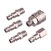 Pneumatikus dugó készlet 1/4"-os gyorscsatlakozókkal, 5 dugós - TC Technic CK-001K