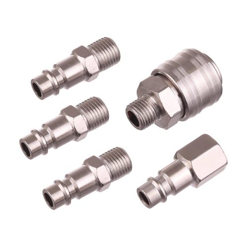 Pneumatikus dugó készlet 1/4"-os gyorscsatlakozókkal, 5 dugós - TC Technic CK-001K