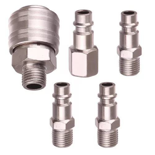 TC Technic Pneumatikus Gyorscsatlakozó Készlet 1/4" menettel, 5 részes