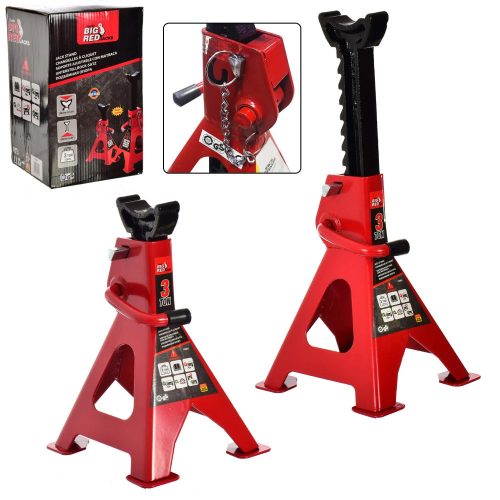 Támasztó Állvány Szett - Big Red T43001C, 3000 kg Terhelhetőség (1 Pár)