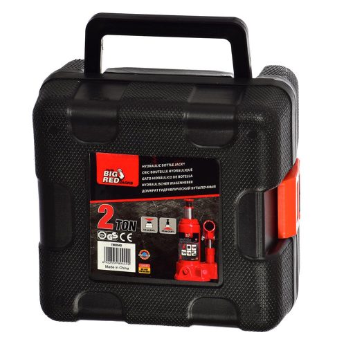 Big Red T90204DS Hidraulikus Palackemelő Kofferben, 2 Tonna