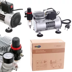 Fengda AS18-2S Airbrush Kompresszor Hűtőventilátorral