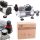 Modellező Airbrush Kompresszor Beépített Ventilátorral Fengda AS18-2S, 0,2-1,0 mm-es Fúvókák, 1/6 LE (125 W), 20-23 l/perc Levegőteljesítmény
