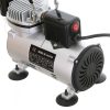 Modellező Airbrush Kompresszor Beépített Ventilátorral Fengda AS18-2S, 0,2-1,0 mm-es Fúvókák, 1/6 LE (125 W), 20-23 l/perc Levegőteljesítmény