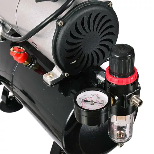 Technic AS18A Airbrush Kompresszor 3L Tartállyal és Hűtőventilátorral