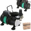 Hatékony Airbrush Kompresszor Dupla Ventilátorral AS-320 FENGDA