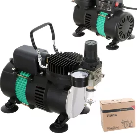 FENGDA AS-320 Airbrush Kompresszor Dupla Hűtéssel