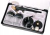 Fengda BD-138 Airbrush Készlet Modellezéshez, 0,8 mm Fúvókával, 2 Tartállyal és Tömlővel Nagy Kompresszorokhoz