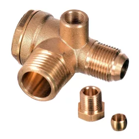   Kompresszor Visszacsapó Szelep 1/2"x3/8" Sárgaréz, 20 bar