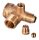 Kompresszor Visszacsapó Szelep 1/2" x 3/8" Sárgaréz Technic BNV-001