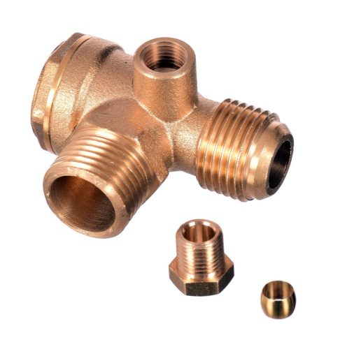 Technic BNV-002 Sárgaréz Kompresszor Visszacsapó Szelep 1/2"x1/2" (20 mm, 20 bar, 6 mm furat, 54 x 43 mm)