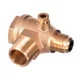 TC Technic BNV-003 Sárgaréz Kompresszor Visszacsapó Szelep 3/4" x 1/2"