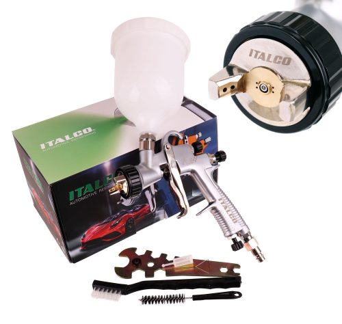 Italco FLG-G-13 LVMP Festékpisztoly 1,3 mm-es Fúvókával és 560 ml-es Tartállyal