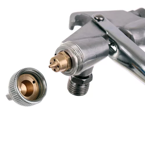 Mini Szórópisztoly 0.8 mm Fém Oldalsó Tartállyal