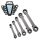 Racsnis Gyűrűs Kulcs Készlet, Műanyag Tartóban, 5 Darabos, 6-21mm, TC Technic JC1120