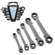 TC Technic 5 darabos racsnis gyűrűskulcs készlet, műanyag tartóban (6-21mm)