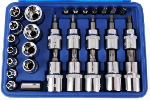 TC Technic 30 részes Torx Bit és Dugókulcs Készlet