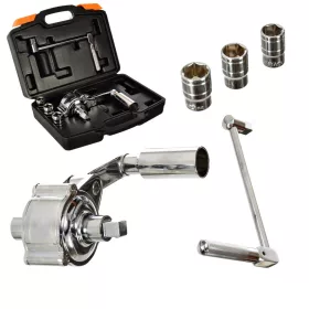   TC Technic Áttételes Kerékanyakulcs Készlet 3 Adapterrel (17, 19, 21 mm)