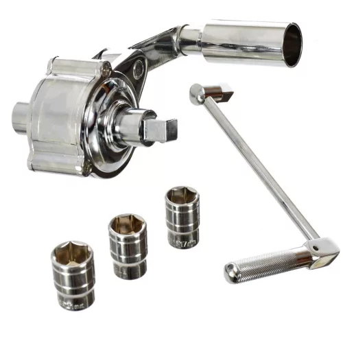 TC Technic Áttételes Kerékanyakulcs Készlet 3 Adapterrel (17, 19, 21 mm)