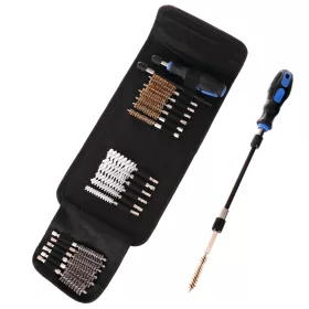   TC Technic Izzítógyertya Injektor Tisztító Kefe Készlet 20 db-os, 8-19 mm