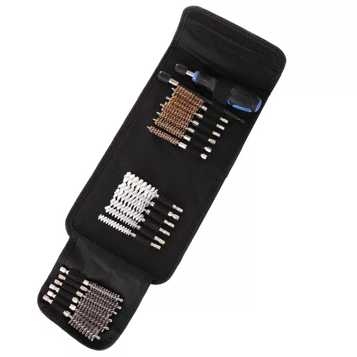 TC Technic Izzítógyertya Injektor Tisztító Kefe Készlet 20 db-os, 8-19 mm