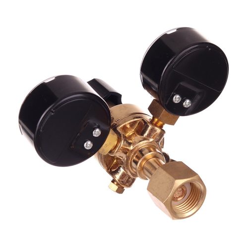 Argon/CO2 Nyomáscsökkentő Két Mérőórával, MIG/MAG/TIG Hegesztéshez