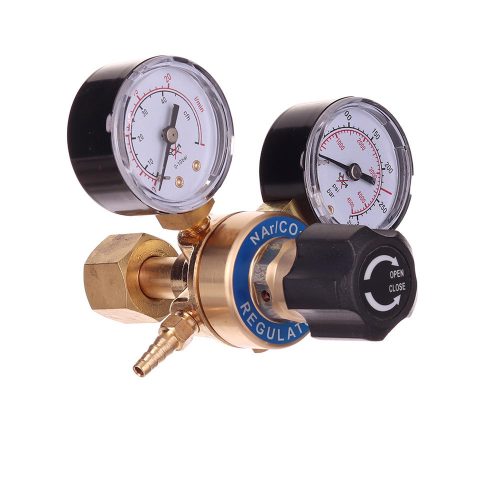 Argon/CO2 Nyomáscsökkentő Két Mérőórával, MIG/MAG/TIG Hegesztéshez