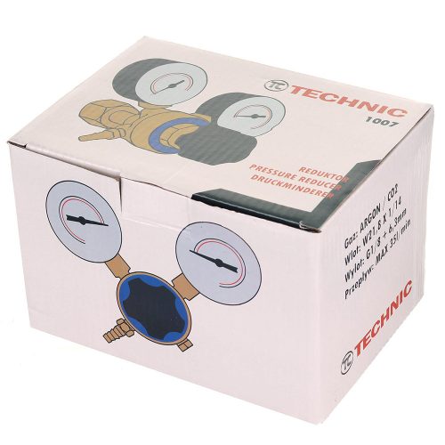 Argon/CO2 Nyomáscsökkentő Két Mérőórával, MIG/MAG/TIG Hegesztéshez