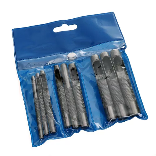 9 részes Lyukvágó Készlet Bőrhöz és Gumihoz (3-12 mm)