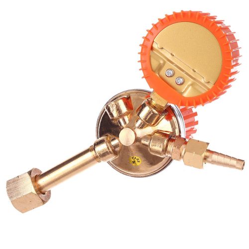 LPG Gáz reduktor nyomásmérővel, 0,5-4 bar, 5 m³/h