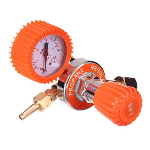 LPG Gáz reduktor nyomásmérővel, 0,5-4 bar, 5 m³/h