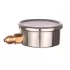 Glicerin Csillapítású Manométer 0-6 Bar, 1/4" Alsó Csatlakozással