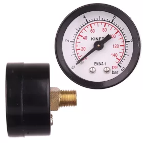   Nyomásmérő óra 0-10 bar, 40mm, 1/8" hátsó csatlakozás