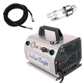   Fengda AS179 Professzionális Airbrush Kompresszor Kiegyenlítő Tartállyal