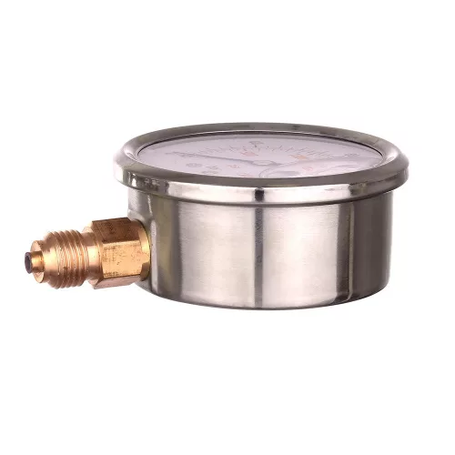 Glicerines Manométer 0-1000 bar, 1/4" Alsó Csatlakozással