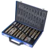 Titán-nitrid HSS Fúrószár Készlet 1-10 mm, 170 db, Fém Kofferben