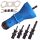 TC Technic RN01 Szegecsanya Szegecselő – Csavarhúzó Adapter 139 mm, M3, M4, M5, M6 Fejméretekkel, 1/4" Hatszögletű Szár