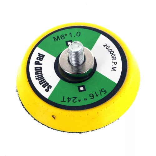 TC Technic Tépőzáras Tárcsa 50 mm, 6 mm Szárral Pneumatikus Csiszolókhoz
