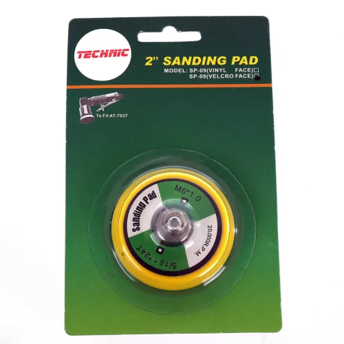 TC Technic Tépőzáras Tárcsa 50 mm, 6 mm Szárral Pneumatikus Csiszolókhoz