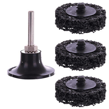 Csiszolótárcsák rozsda- és festékeltávolításhoz, 50 mm-es átmérő, 6 mm-es menet/szár (3 db)