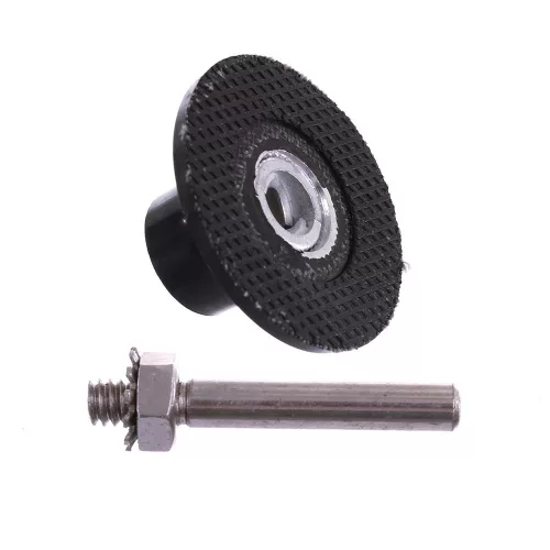 Csiszolótárcsa rozsda- és festékeltávolításhoz, 50 mm, 6 mm szár, 3 db-os készlet