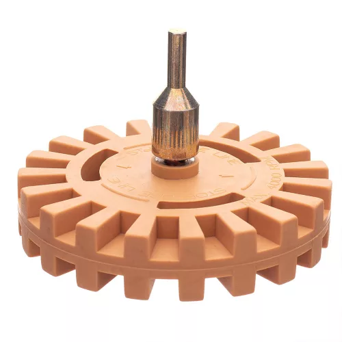 Radírkorong Matricaeltávolításhoz 100 mm, Fúrógép Adapterrel