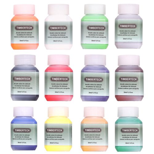 Akril Airbrush Festékszett 12x30ml